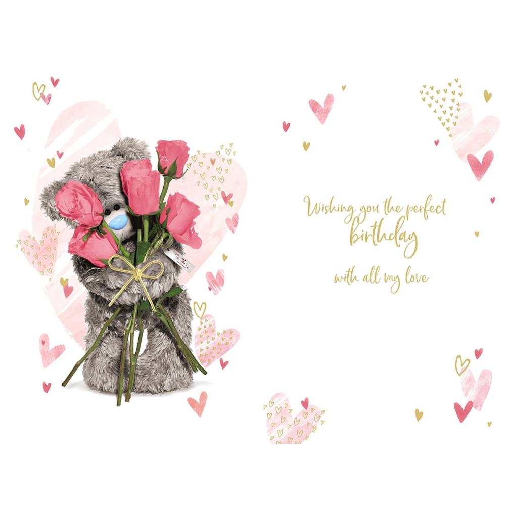 3D Holographic Gorgeous Wife Me to You Bear Birthday Card Extra Image 1